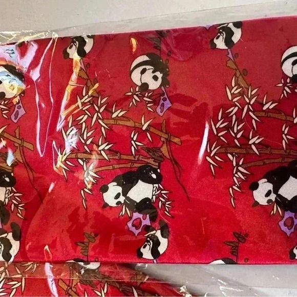 New In Package Jatala Panda Print Red Tie‎ - Picture 5 of 6